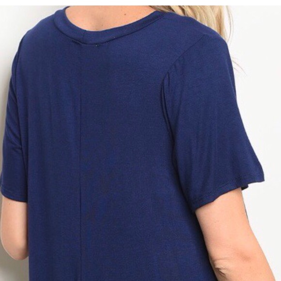 NAVY HIGH LOW TOP - Picture 6 of 9